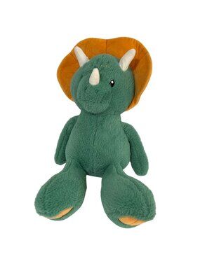 Animal Adventure Plush STuffed Animal Doll Triceratops Toy 22 in Tall Green Yell